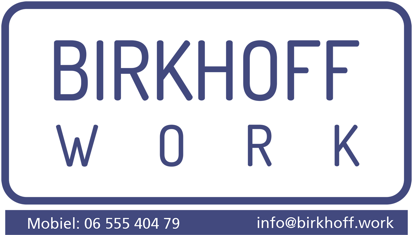 Logo Birkhoff Work, Installatie - Onderhoud - Schilder en Tegelwerk.